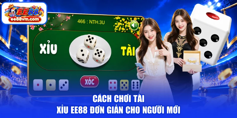 Cách chơi tài xỉu EE88 đơn giản cho người mới
